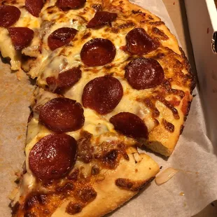 pizza, food