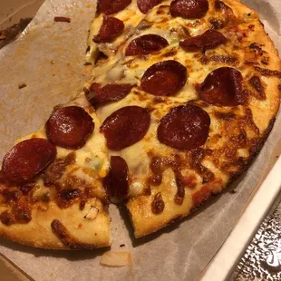 pizza, food