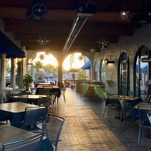 Outdoor seating
