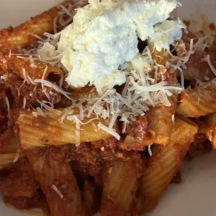 Rigatoni Bolognese
