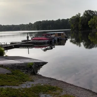Boat launch is right at the csmpground.