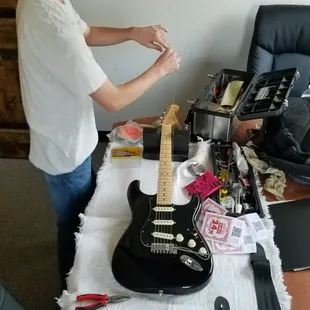 Classes on how to maintanence a guitar.