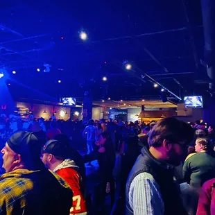 Inside the club