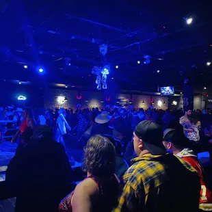 Inside the club