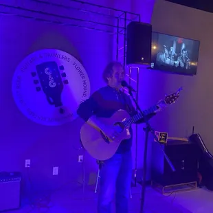 Our first Singer/songwriter night.