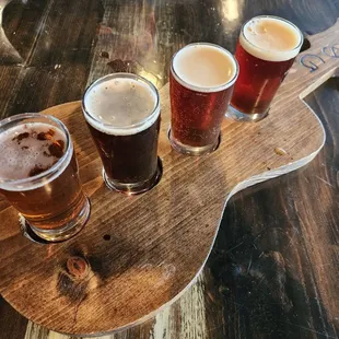 Local beer flight