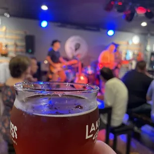 Local beer &amp; live music!