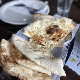 Naan and Garlic Naan