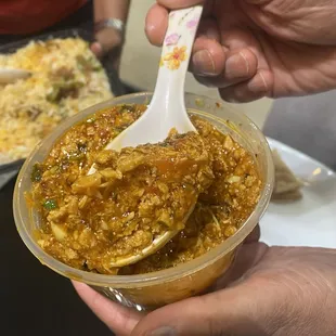 Chicken Mattar Keema Special without the peas
