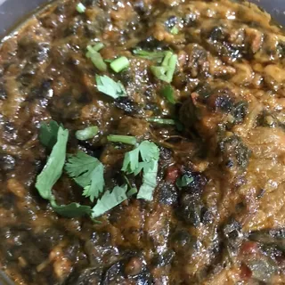 Beef Palak with Naan Special