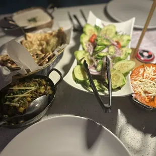 Kurkari bhindi masala and panned passanda
