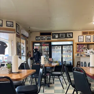 They have a little patio out front also.