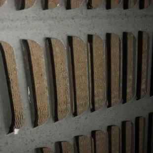 Stopped up condenser coils. Make sure to keep up with your preventative maintenance. (361)334-3344