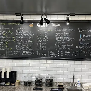 Market style Menu Display