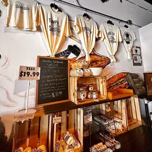 display of sourdough and wild yeasts