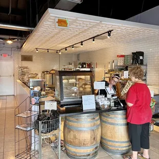 Front counter.