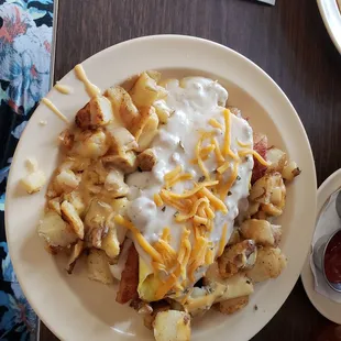 a plate of food