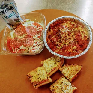 LASAGNA DINNER AND SPEGHETTI AND MEATBALL DINNERS AVAILABLE