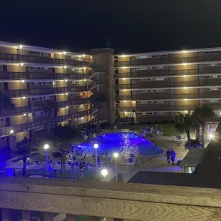 Beautiful tropical courtyard