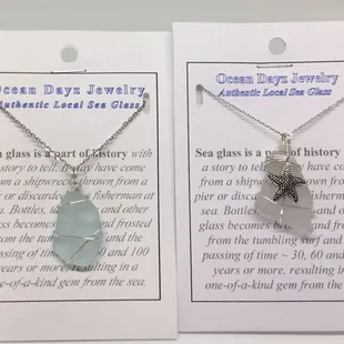 Authentic seaglass jewelry