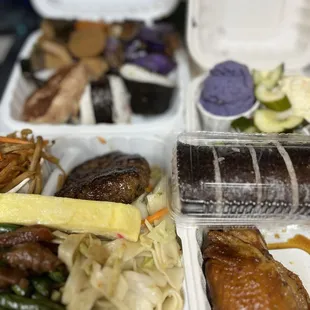 Mix okazu bento to choose from