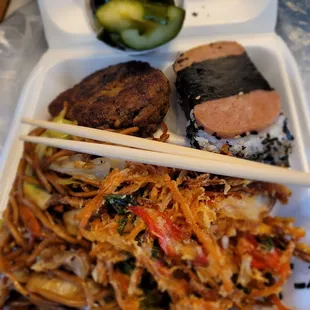 @Gulick Delicatessen; &apos;2021, Lunch 4 us. My Hubby always buys me so much Food!!  Mahalo Nui Loa Hubby David  :).  Aloha Nui  \000/
