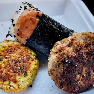 I love the Tofu &amp; Hamburger Patty