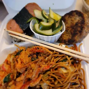 Lunch @Gulick Delicatessen today. Mahalo Hubby picking up our Lunches, from two different Delicatessens!  Haha!  #SupportLocalBusinessesHi