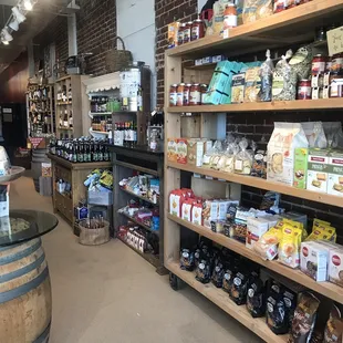 Easy to get at shelves and well lit