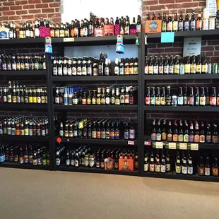 Great craft beer selection for a small town place.