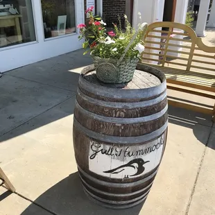 Outside bench &amp; table