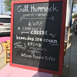 Outside sandwich board