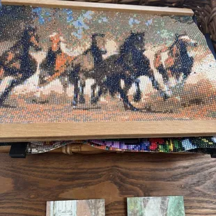 Horse diamond painting