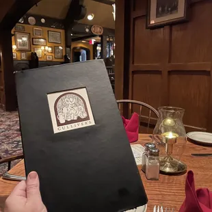 John Wayne table at Gulliver&apos;s.