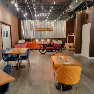a dining area
