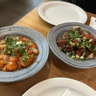 Paneer 65 and Gobi Manchurian