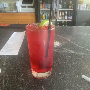 Cranberry and vodka old old favorite