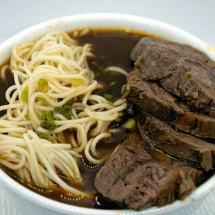 Beef Noodle Soup 牛肉麵: $20; $21.78 with tax. Take-out.