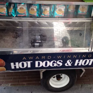 hot dogs and hot sauce