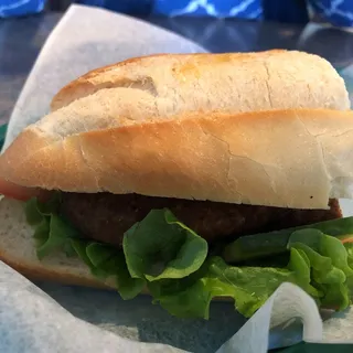 Chapli Kebab Sandwich