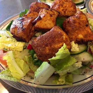Fatoush with Chicken Kebab