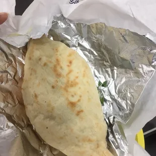 Kebab sandwich... very dry