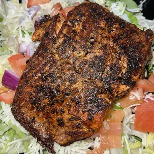 Bronzed Salmon Salad