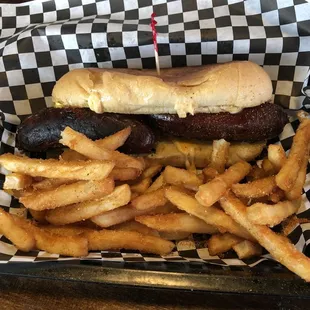 Texas Hot Links Sandwich - Alright (Would not get it again).. Fries were Very Good