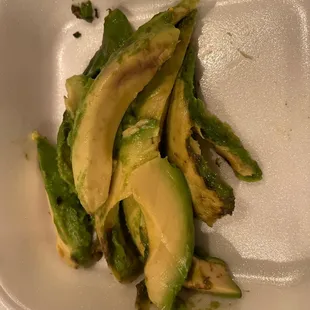 Rotten avocado.