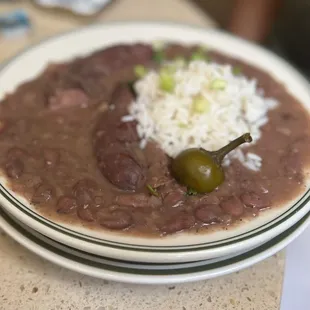 Red Beans And Rice With Smoked Sausage