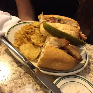 Blackened Chicken Po-Boy