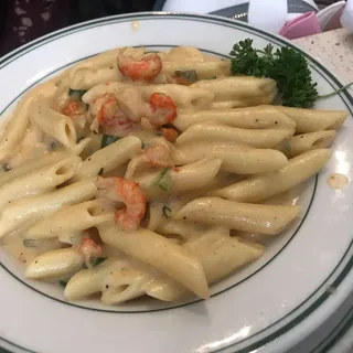 Crawfish and Pasta in Tasso Cream