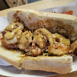 Big Black Brunch (Shrimp po&apos; boy)