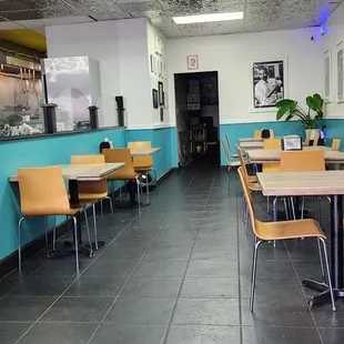 interior, sushi and sashimi